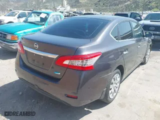 2014 Nissan Sentra S with VIN 3N1AB7AP1EL614328, listed as a IAAI auction lot 41989790 with 86,599 mi miles. Bid and sale history available at carsss.com. Image 4.