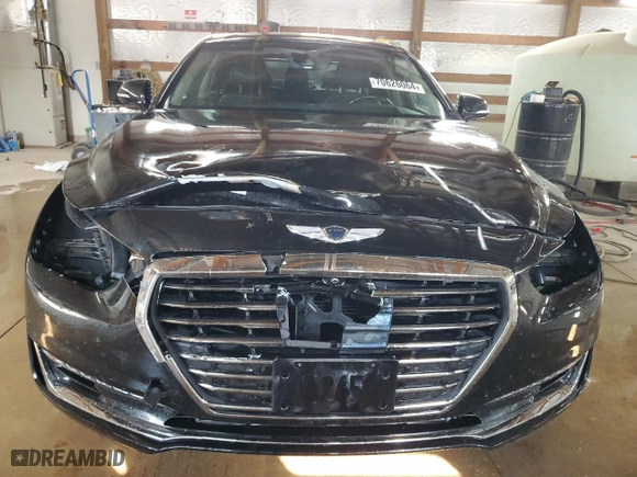 2017 Genesis G90 3.3T Premium with VIN KMHG34JA0HU020270, listed as a Copart auction lot 70626064 with 85,113 mi miles and Salvage Title. Bid and sale history available at carsss.com. Image 5.