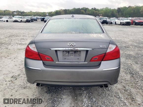 2010 Infiniti M with VIN JN1CY0AP4AM910541, listed as a Copart auction lot 50558175 with 249,167 mi miles and Salvage Title. Bid and sale history available at carsss.com. Image 6.