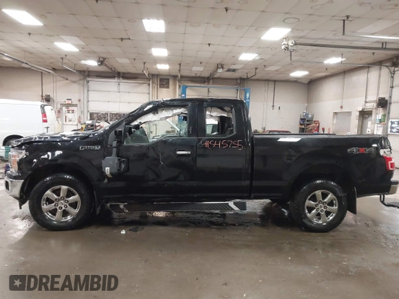 2018 Ford F-150 XL with VIN 1FTFX1EG6JFA03324, listed as a IAAI auction lot 41545755 with 98,799 mi miles. Bid and sale history available at carsss.com. Image 12.