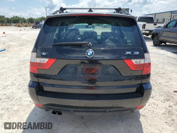 2007 BMW X3 3.0si with VIN WBXPC93447WF15699, listed as a Copart auction lot 66615254 with 105,166 mi miles and Salvage Title. Bid and sale history available at DreamBid. Image 6.