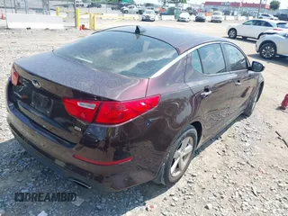2015 Kia Optima LX with VIN 5XXGM4A70FG478819, listed as a IAAI auction lot 42571214 with 130,707 mi miles and . Bid and sale history available at DreamBid. Image 4.