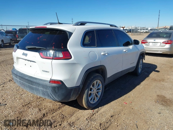 2019 Jeep Cherokee Latitude with VIN 1C4PJMCB2KD352024, listed as a IAAI auction lot 40868796 with 96,854 mi miles and . Bid and sale history available at DreamBid. Image 4.