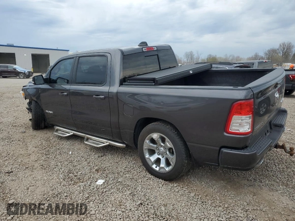 2019 Ram 1500 Big Horn/Lone Star with VIN 1C6SRFFTXKN782694, listed as a Copart auction lot 53990145 with 94,879 mi miles and Salvage Title. Bid and sale history available at carsss.com. Image 2.
