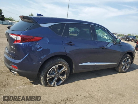 2022 Acura RDX Advance with VIN 5J8TC2H75NL004912, listed as a Copart auction lot 57089065 with 23,728 mi miles and Salvage title. Bid and sale history available at DreamBid. Image 3.