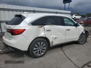 2014 Acura MDX Technology with VIN 5FRYD4H45EB033296, listed as a Copart auction lot 69706004 with 110,288 mi miles and Salvage title. Bid and sale history available at DreamBid. Image 3.