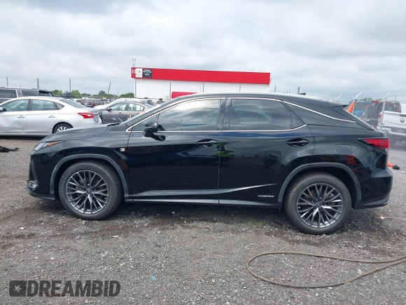 2020 Lexus RX 450h F Sport Performance with VIN 2T2YGMDA0LC044417, listed as a IAAI auction lot 42717240 with 86,633 mi miles and . Bid and sale history available at DreamBid. Image 14.