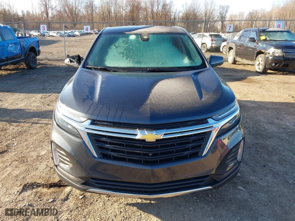 2022 Chevrolet Equinox LT with VIN 3GNAXUEVXNS233564, listed as a IAAI auction lot 41895110 with 54,308 mi miles. Bid and sale history available at carsss.com. Image 12.