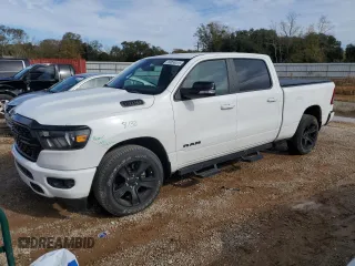 2022 Ram 1500 Big Horn with VIN 1C6RREMTXNN382389, listed as a Copart auction lot 89004415 with 28,697 mi miles and Salvage Title. Bid and sale history available at carsss.com. Image 1.
