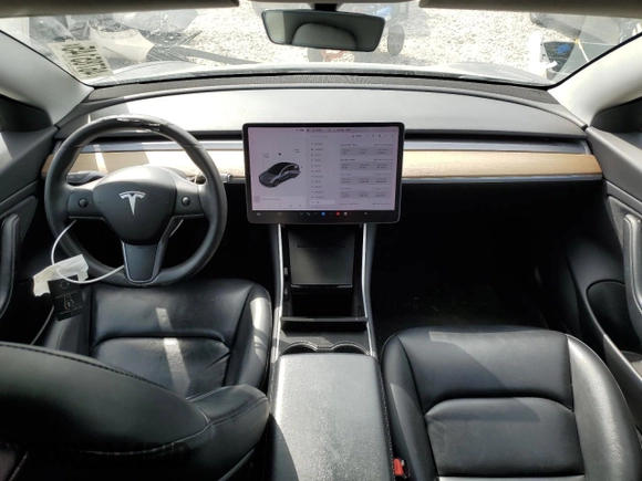 2020 Tesla Model 3 Long Range with VIN 5YJ3E1EB9LF616154, listed as a Copart auction lot 46785145 with 88,676 mi miles and Salvage Title. Bid and sale history available at carsss.com. Image 8.