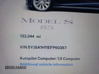 2014 Tesla Model S 60 с VIN 5YJSA1H11EFP60357, выставлен на аукционе IAAI как лот 42656130 с пробегом 133 344 миль миль и . История ставок и продаж доступна на DreamBid. Изображение 15.