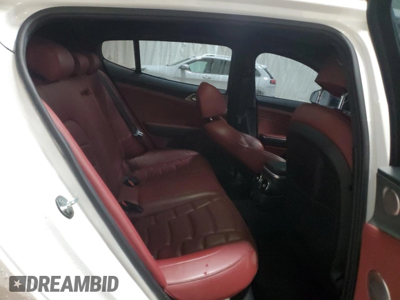 2022 Kia Stinger GT2 with VIN KNAE55LC8N6106126, listed as a Copart auction lot 42525165 with 49,829 mi miles and Salvage Title. Bid and sale history available at DreamBid. Image 10.