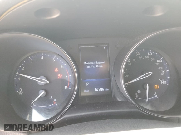 2018 Toyota C-HR XLE with VIN NMTKHMBX4JR042316, listed as a Copart auction lot 61789115 with 67,886 mi miles and Salvage title. Bid and sale history available at DreamBid. Image 9.