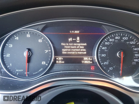 2017 Audi A6 Competition Prestige with VIN WAUF3AFC8HN104417, listed as a Copart auction lot 73820393 with 113,622 mi miles. Bid and sale history available at carsss.com. Image 9.