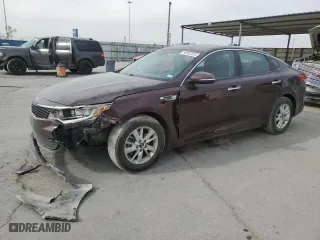 2018 Kia Optima LX with VIN 5XXGT4L39JG189332, listed as a Copart auction lot 50582425 with 137,937 mi miles and Salvage Title. Bid and sale history available at carsss.com. Image 1.