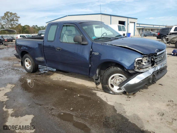 2003 Ford F-150 XL with VIN 1FTRX07273KB66549, listed as a Copart auction lot 83552004 with 205,026 mi miles and Salvage Title. Bid and sale history available at carsss.com. Image 4.