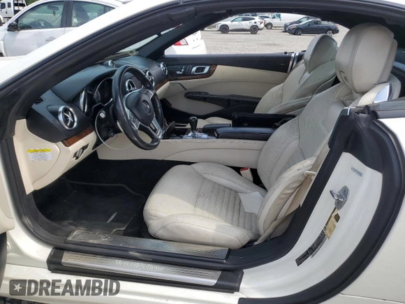 2013 Mercedes-Benz SL 550 with VIN WDDJK7DA6DF001818, listed as a Copart auction lot 62815955 with 106,488 mi miles and Salvage title. Bid and sale history available at DreamBid. Image 7.