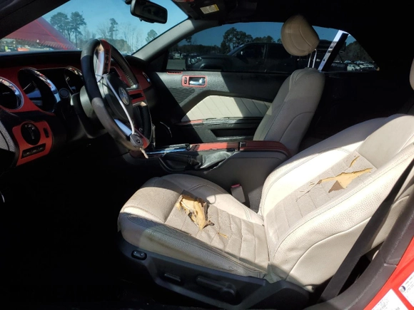 2012 Ford Mustang V6 with VIN 1ZVBP8EM9C5283128, listed as a Copart auction lot 48575425 with 149,401 mi miles and Salvage Title. Bid and sale history available at carsss.com. Image 7.