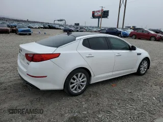 2015 Kia Optima EX with VIN 5XXGN4A78FG496319, listed as a Copart auction lot 44060095 with 101,584 mi miles and Salvage Title. Bid and sale history available at DreamBid. Image 3.