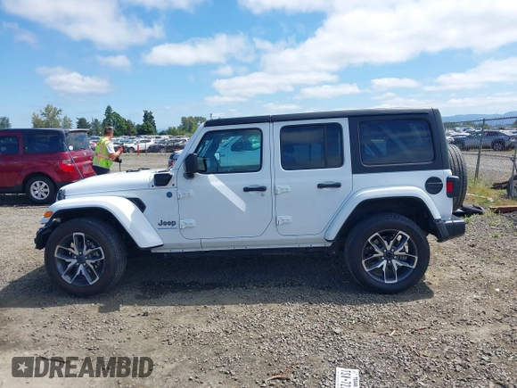 2024 Jeep Wrangler Willys z VIN 1C4RJXN60RW225250, wystawiony jako IAAI lot #42333989 z przebiegiem 35 893 mil mil oraz . Historia ofert i sprzedaży dostępna na DreamBid. Obrazek 15.