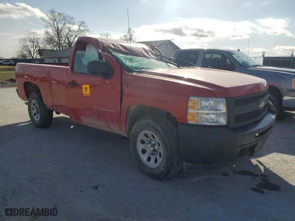 2011 Chevrolet Silverado 1500 Work Truck with VIN 1GCNKPE04BZ368021, listed as a Copart auction lot 48178405 with 0 mi miles and Salvage Title. Bid and sale history available at carsss.com. Image 4.
