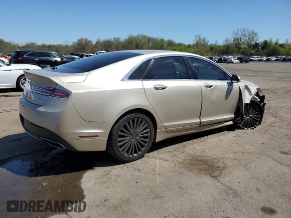 2017 Lincoln MKZ Reserve with VIN 3LN6L5F99HR666690, listed as a Copart auction lot 54652835 with 63,893 mi miles and Salvage title. Bid and sale history available at DreamBid. Image 3.