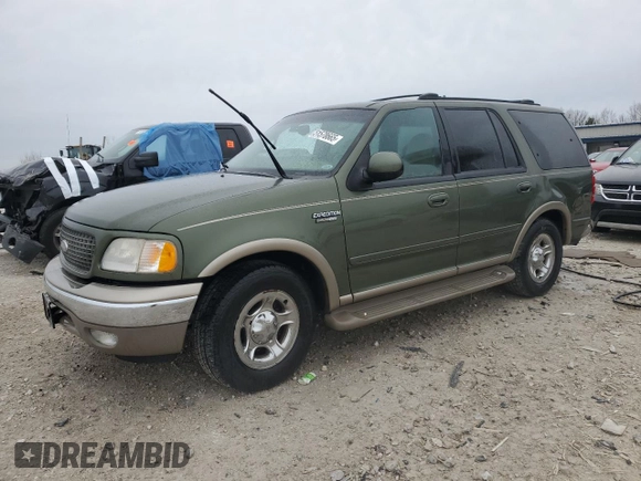 2000 Ford Expedition Eddie Bauer с VIN 1FMRU17L3YLA76951, выставлен на аукционе Copart как лот 51578665 с пробегом 158 987 миль миль и Чистый • Clean title. История ставок и продаж доступна на DreamBid. Изображение 1.