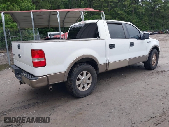 2005 Ford F-150 XLT with VIN 1FTPW12525KE38039, listed as a IAAI auction lot 42373761 with 295,788 mi miles and . Bid and sale history available at DreamBid. Image 4.
