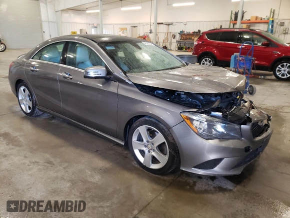 2015 Mercedes-Benz CLA 250 with VIN WDDSJ4GBXFN263344, listed as a Copart auction lot 49533754 with 92,601 mi miles and . Bid and sale history available at DreamBid. Image 4.