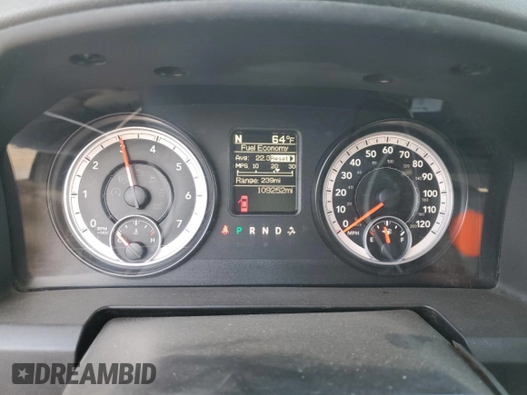 2014 Ram 1500 Express z VIN 1C6RR7KTXES123837, wystawiony jako Copart lot #53984705 z przebiegiem 109 252 mil mil oraz Szkoda całkowita • Salvage title. Historia ofert i sprzedaży dostępna na DreamBid. Obrazek 9.