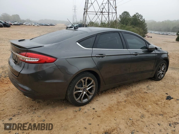 2017 Ford Fusion S with VIN 3FA6P0G78HR339132, listed as a Copart auction lot 51524595 with 101,345 mi miles and Salvage Title. Bid and sale history available at DreamBid. Image 3.