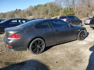 2004 BMW 6 Series 645Ci with VIN WBAEH73494B215390, listed as a Copart auction lot 47192745 with 0 mi miles and Clean Title. Bid and sale history available at carsss.com. Image 3.
