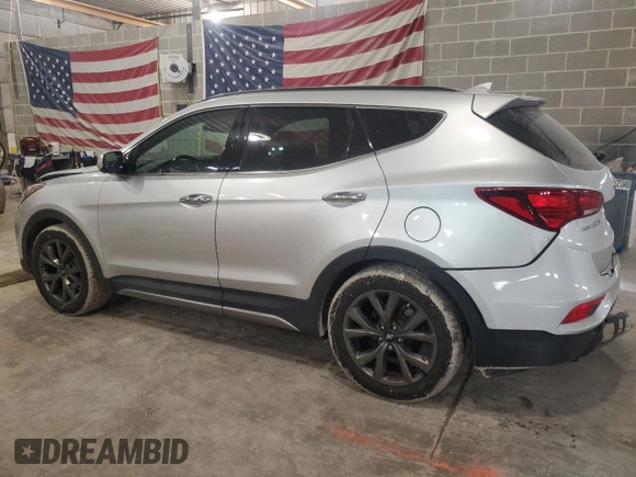 2018 Hyundai Santa Fe Ultimate with VIN 5XYZW4LA5JG528372, listed as a Copart auction lot 43016995 with 95,832 mi miles and Salvage title. Bid and sale history available at DreamBid. Image 2.