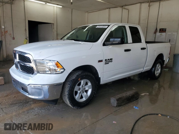 2021 Ram 1500 Tradesman with VIN 1C6RR7FT5MS571962, listed as a Copart auction lot 48368455 with 84,507 mi miles and Clean title. Bid and sale history available at DreamBid. Image 1.