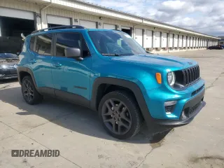 2021 Jeep Renegade Latitude with VIN ZACNJDB19MPM29361, listed as a Copart auction lot 50505705 with 95,833 mi miles and Salvage title. Bid and sale history available at DreamBid. Image 4.