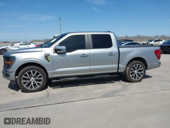 2024 Ford F-150 with VIN 1FTFW2K52RKD40023, listed as a IAAI auction lot 41731516 with 8,781 mi miles and . Bid and sale history available at DreamBid. Image 14.