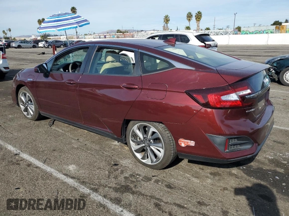 2018 Honda Clarity Plug-In Hybrid with VIN JHMZC5F12JC015108, listed as a Copart auction lot 80735454 with 81,669 mi miles and Salvage Title. Bid and sale history available at carsss.com. Image 2.