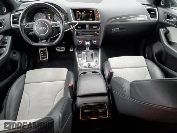 2017 Audi SQ5 Premium Plus with VIN WA1CCAFP2HA031443, listed as a Copart auction lot 39590744 with 132,680 mi miles. Bid and sale history available at carsss.com. Image 8.