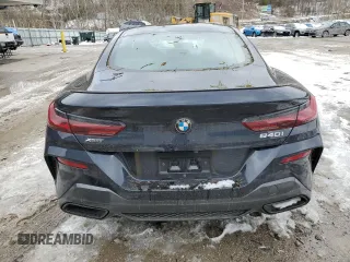2023 BMW 8 Series 840i with VIN WBAAE4C03PCM06630, listed as a Copart auction lot 46220785 with 0 mi miles and Salvage Title. Bid and sale history available at carsss.com. Image 6.