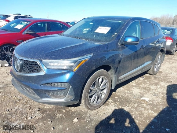 2019 Acura RDX w/Technology Pkg with VIN 5J8TC1H59KL002505, listed as a IAAI auction lot 41441302 with 137,330 mi miles. Bid and sale history available at carsss.com. Image 2.