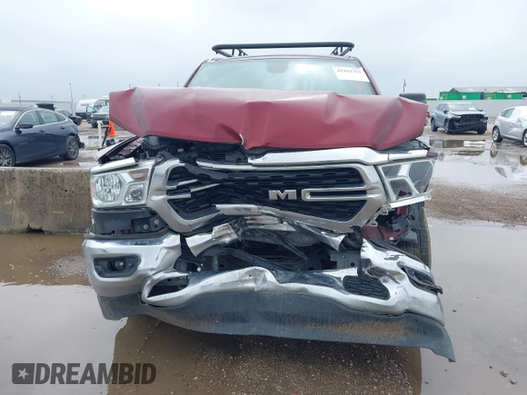 2022 Ram 1500 Big Horn with VIN 1C6RREFT4NN119974, listed as a IAAI auction lot 42162712 with 123,724 mi miles and . Bid and sale history available at DreamBid. Image 6.
