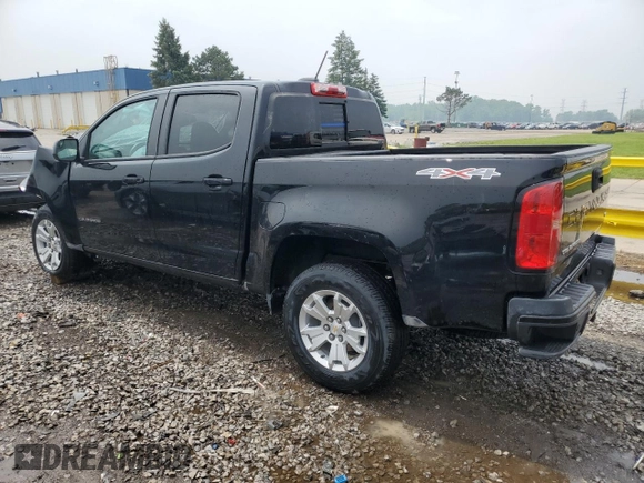 2022 Chevrolet Colorado 4WD LT with VIN 1GCGTCEN7N1180414, listed as a Copart auction lot 59862805 with 52,672 mi miles and Salvage title. Bid and sale history available at DreamBid. Image 2.