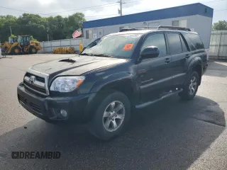 2008 Toyota 4Runner SR5 with VIN JTEBU14R68K020714, listed as a Copart auction lot 62091305 with 168,450 mi miles and Salvage title. Bid and sale history available at DreamBid. Image 1.
