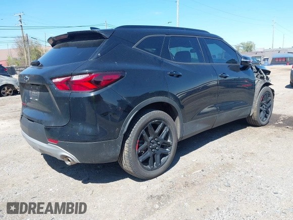 2021 Chevrolet Blazer LT with VIN 3GNKBHRS8MS509815, listed as a IAAI auction lot 42198300 with 71,282 mi miles and . Bid and sale history available at DreamBid. Image 4.