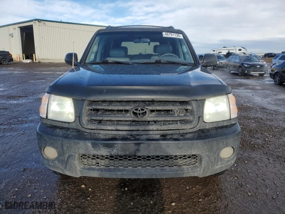 2001 Toyota Sequoia Limited with VIN 5TDBT48A51S001924, listed as a Copart auction lot 46791135 with 249,357 mi miles and Salvage Title. Bid and sale history available at carsss.com. Image 5.