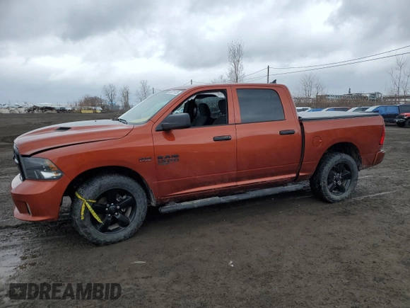 2023 Ram 1500 Express с VIN 1C6RR7KTXPS590064, выставлен на аукционе Copart как лот 52721125 с пробегом 43 002 миль миль и Списание • Salvage title. История ставок и продаж доступна на DreamBid. Изображение 1.