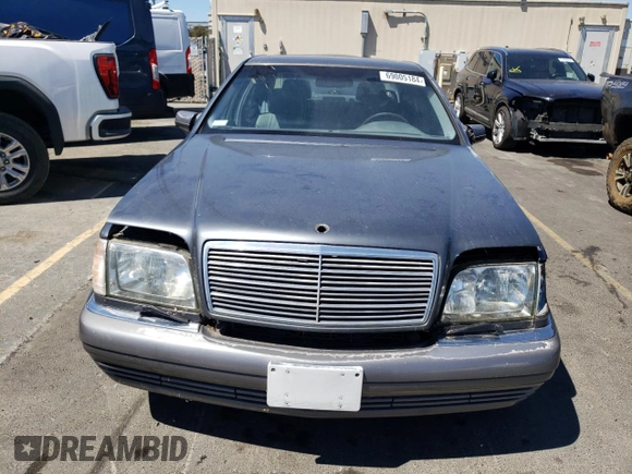 1997 Mercedes-Benz S-Class with VIN WDBGA51GXVA362521, listed as a Copart auction lot 69005184 with 124,444 mi miles and Clean Title. Bid and sale history available at carsss.com. Image 5.