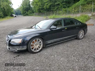 2014 Audi A8 4.0T с VIN WAUR2AFD5EN003923, выставлен на аукционе Copart как лот 65389025 с пробегом 97 833 миль миль и Списание • Salvage title. История ставок и продаж доступна на DreamBid. Изображение 1.