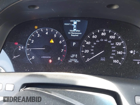 2010 Lexus LS 460 with VIN JTHBL5EF9A5101261, listed as a IAAI auction lot 41695635 with 147,254 mi miles and . Bid and sale history available at DreamBid. Image 7.