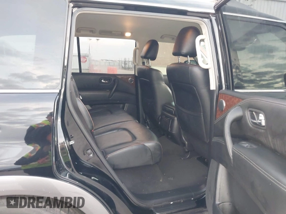 2018 Nissan Armada Platinum with VIN JN8AY2ND3J9050428, listed as a IAAI auction lot 41569768 with 128,904 mi miles. Bid and sale history available at carsss.com. Image 8.